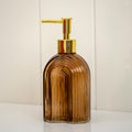 500ml Ribbed Arch Glass Soap Dispenser
