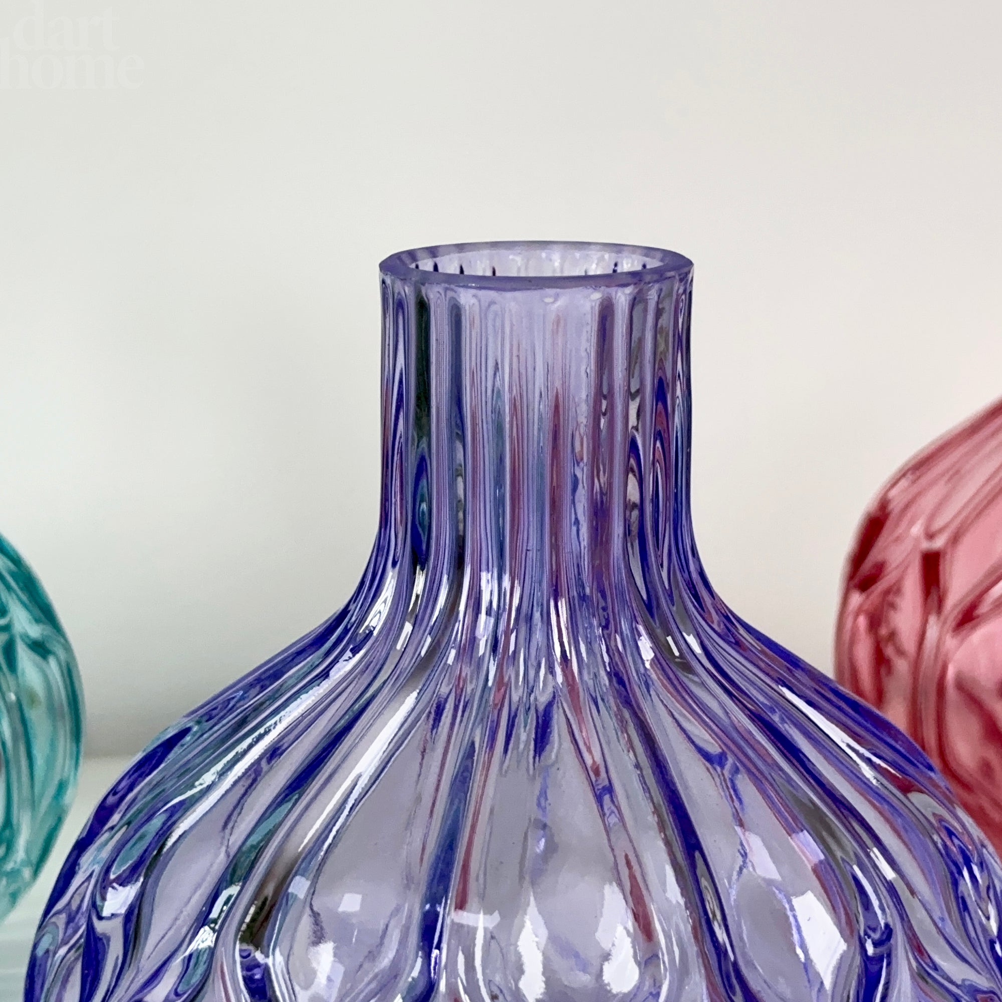 Set mit 3 Paisley-Glas-Posey-Vasen
