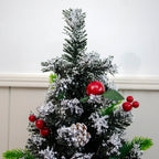 Snowy Berry & Pinecone Tabletop Christmas Tree