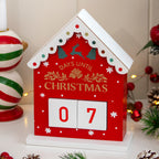 Wooden Christmas Countdown Block Calendar