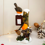 Robins on Post Box Ornament
