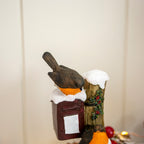 Robins on Post Box Ornament