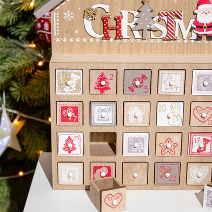 Light Up Santas Christmas Home Advent Calendar