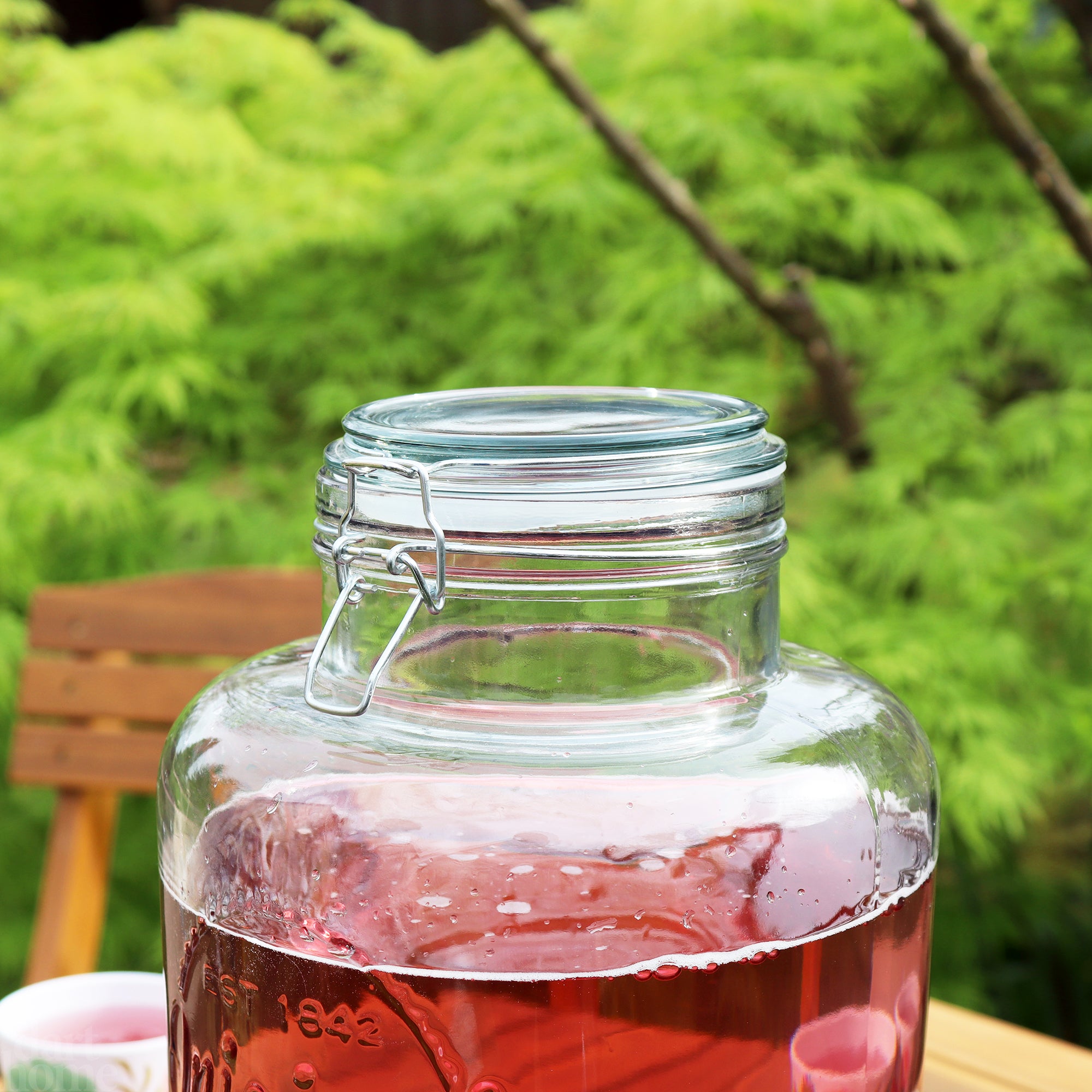 8L Glass Drinks Dispenser
