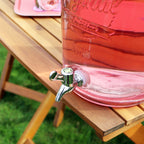 8L Glass Drinks Dispenser