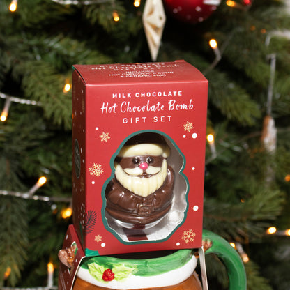 Christmas Reindeer Mug And Hot Chocolate Bomb Set