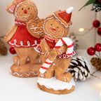 Set Of 2 Christmas Gingerbread Ornaments