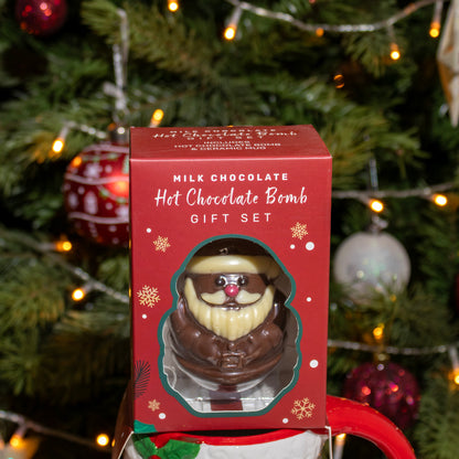 Christmas Santa Mug And Hot Chocolate Bomb Set