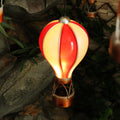 Red And White Solar Hot Air Balloon Light
