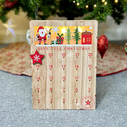 Days Till Christmas Countdown Light Box