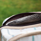 Cotton White Tartan Cooler Bag