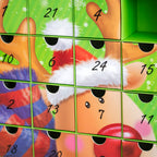 Green Reindeer 24 Drawer Advent Calendar