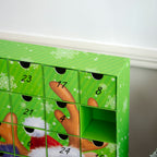 Green Reindeer 24 Drawer Advent Calendar