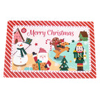 Set Of 4 Merry Christmas Character Placemats