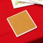 Set Of 4 Ceramic Christmas Robins Coasters
