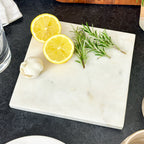 White Square Marble Board