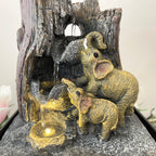 Elephant Paradise LED Indoor Water Fountain