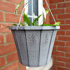 Set Of 2 Kallos Hanging Basket Planters