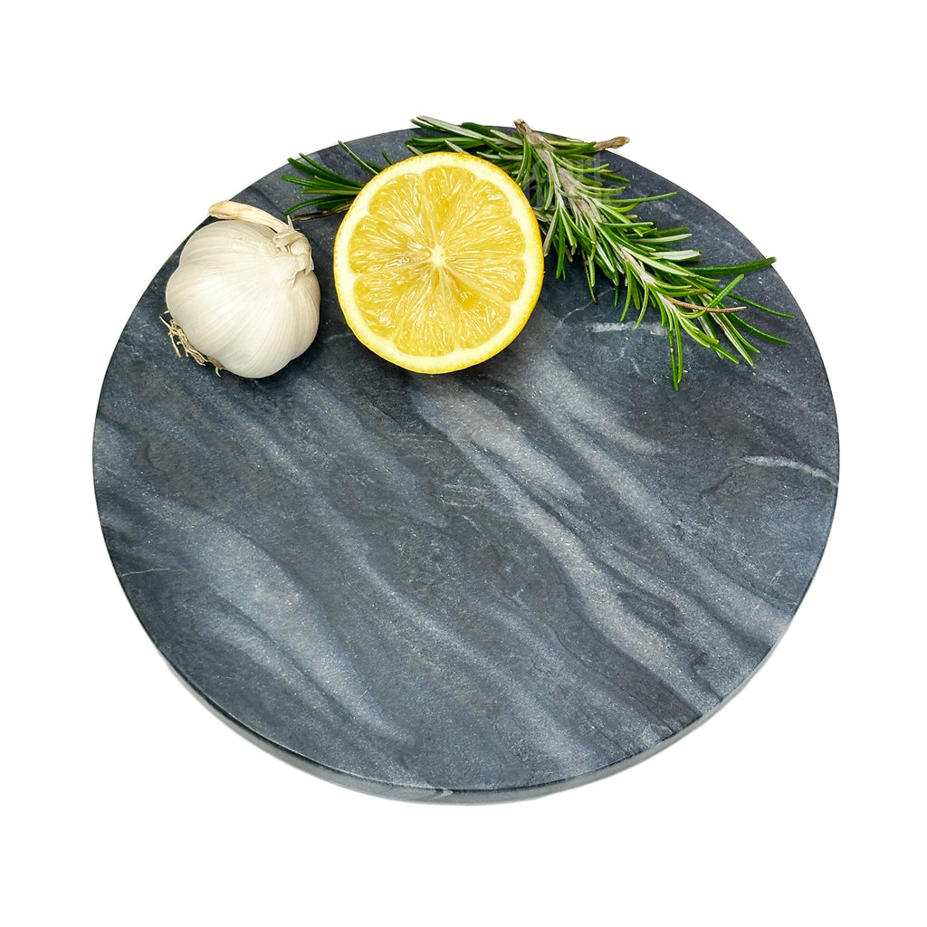 Grey Round Marble Board