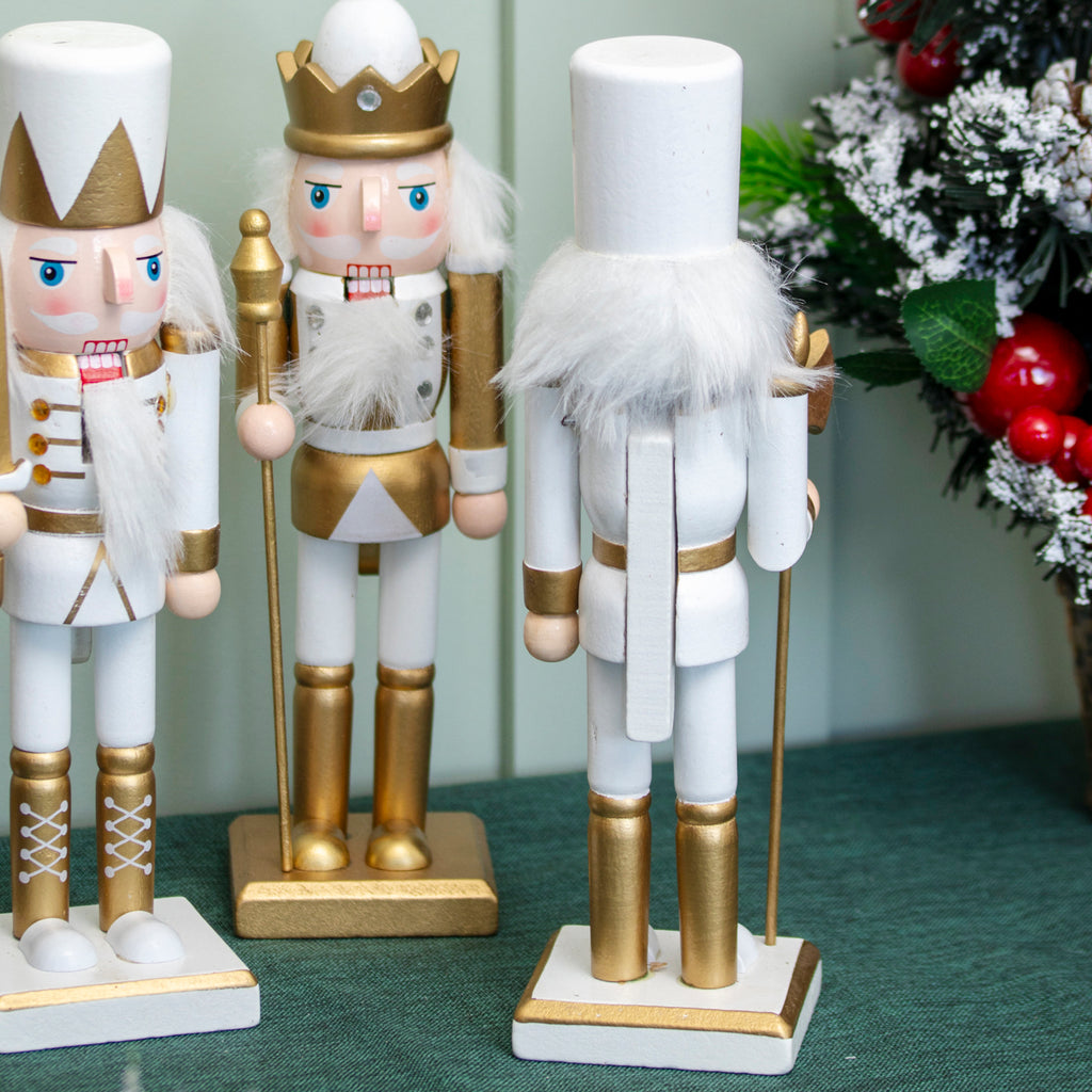 Set mit 2 Nussknacker-Soldaten-Ornamenten