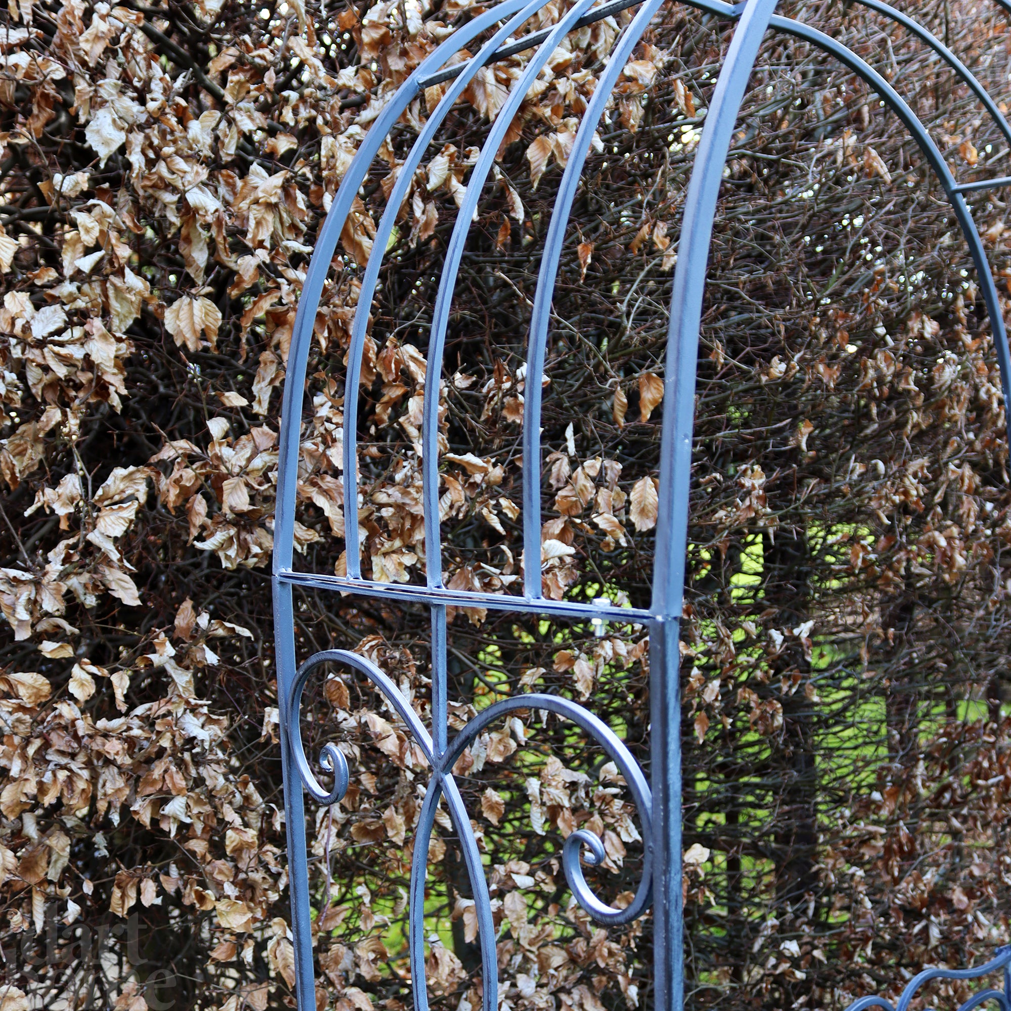 Antique Grey Kensington Garden Bench Arbour