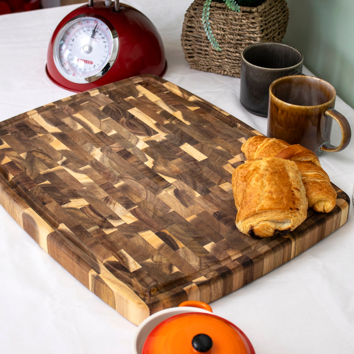 End Grain Acacia Wood Butchers Block