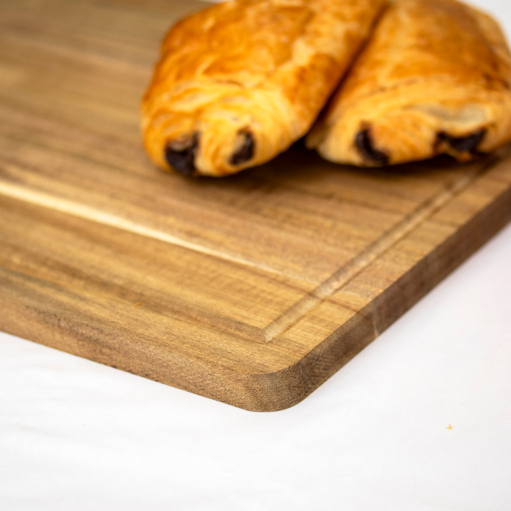Acacia Wood Chopping Board With Groove