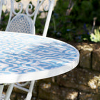 Mediterranean Mosaic Garden Bistro Set