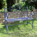 Antique Grey Kensington Garden Bench