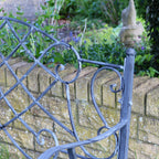 Antique Grey Kensington Garden Bench