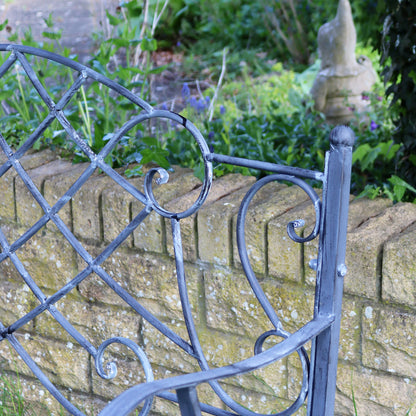 Antique Grey Kensington Garden Bench