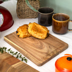 Small Acacia Wood Chopping Board With Groove