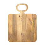 Square Ring Handle Mango Wood Chopping Board