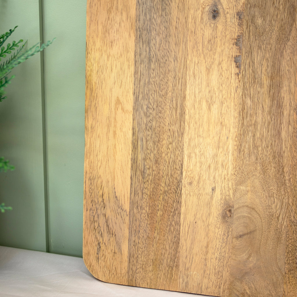 Square Ring Handle Mango Wood Chopping Board
