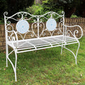 Mediterranean Mosaic Garden Bench