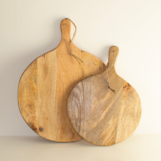 Irregular Round Rustic Chopping Boards