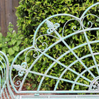Verdigris Peacock Garden Bench