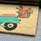 Summer Scooter Bleached Coir Door Mat