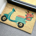 Summer Scooter Bleached Coir Door Mat