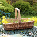 Antique Wash Lined Garden Trug Basket