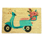 Summer Scooter Bleached Coir Door Mat
