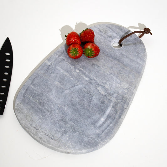 Grey Pebble Marble Chopping Board