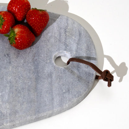 Grey Pebble Marble Chopping Board