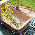 Antique Wash Lined Garden Trug Basket