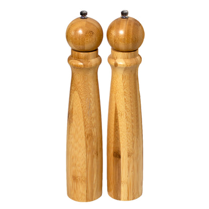 Tall Bamboo Salt And Pepper Grinders