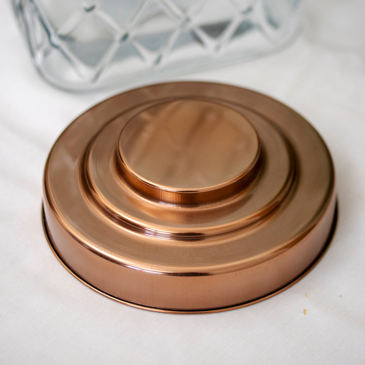 4 Litre Copper Lid Glass Storage Jar
