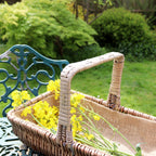 Antique Wash Lined Garden Trug Basket