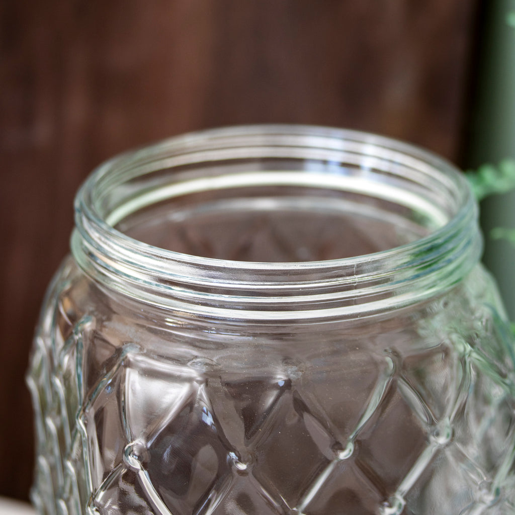 4 Litre Copper Lid Glass Storage Jar