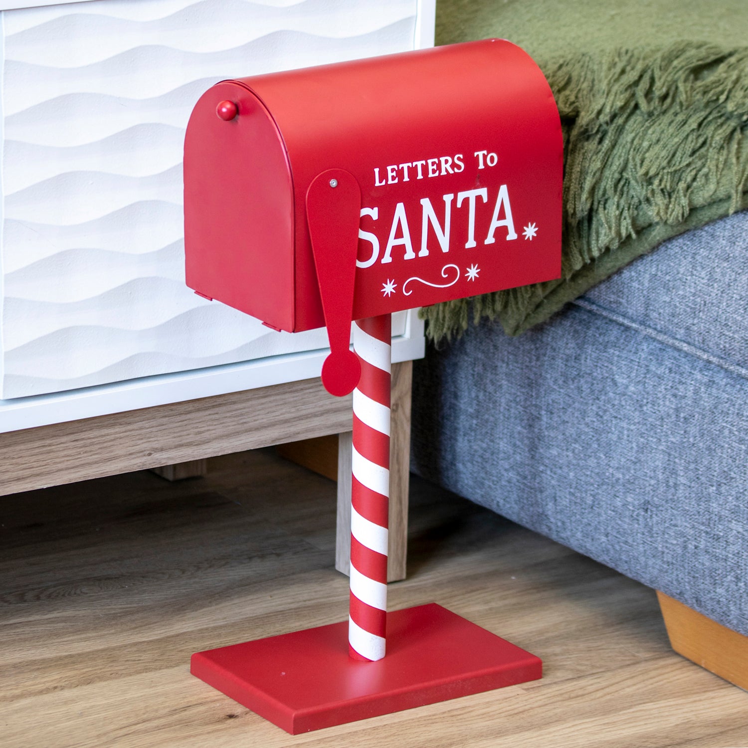 Letters To Santa Christmas Post Box On Stand