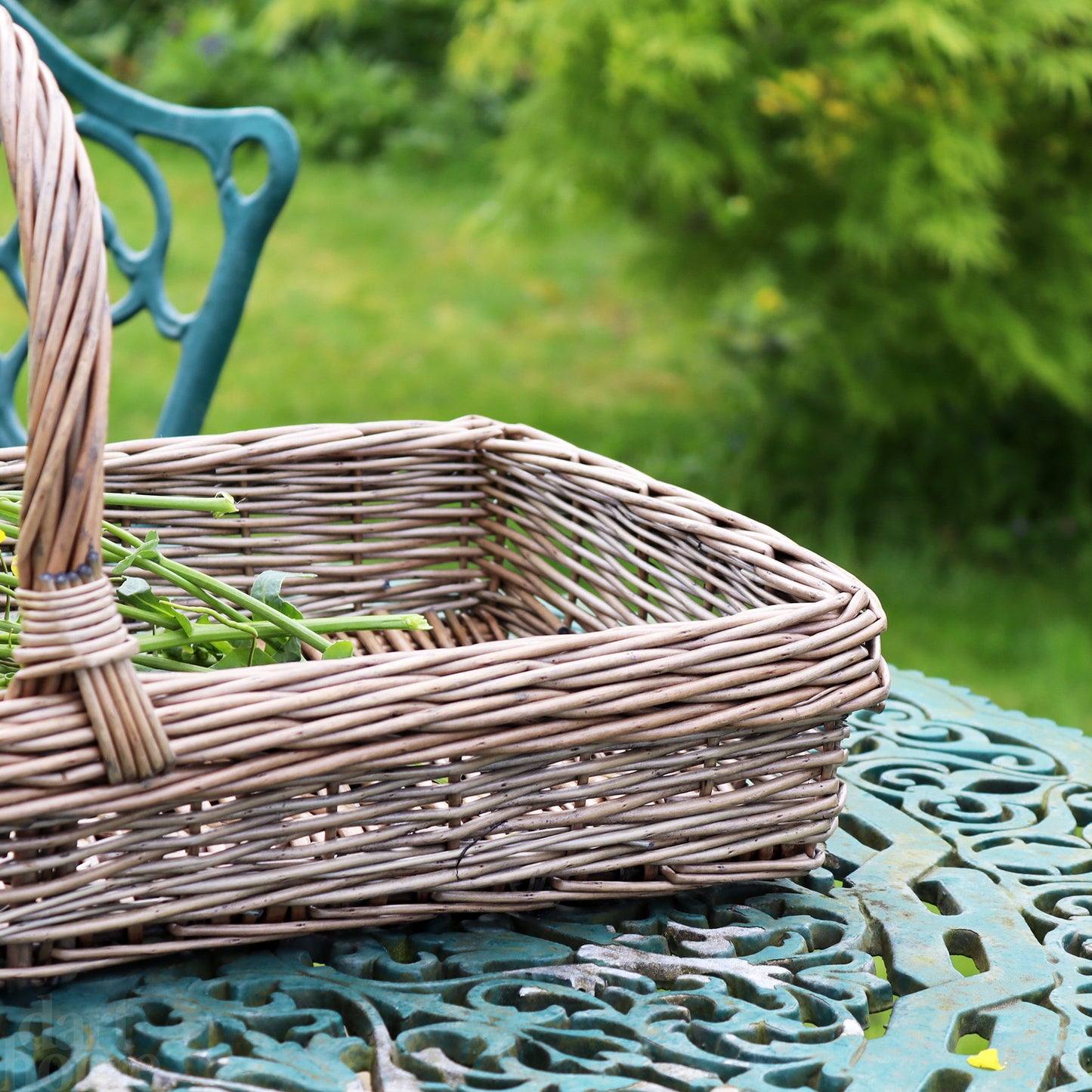 Antique Wash Kew Garden Trug Basket